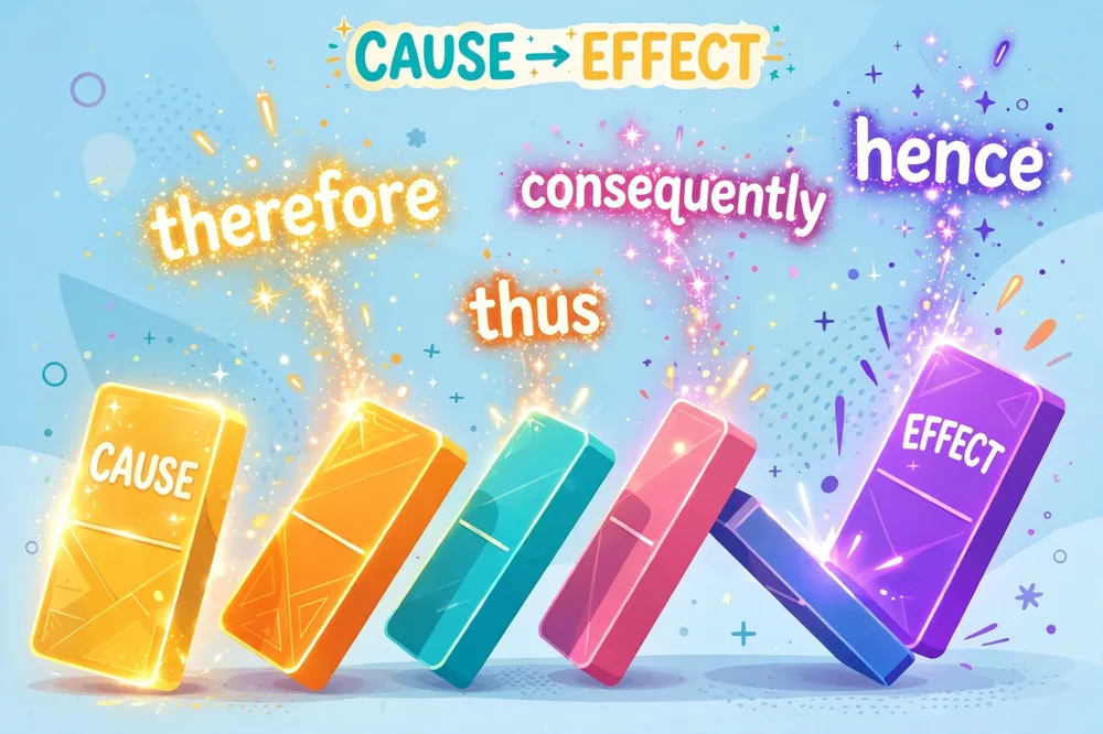 Illustration showing synonyms for so
