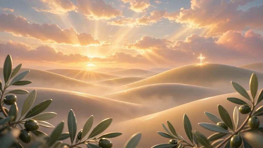 Bible verses for healing and strength — sunrise and open book artwork